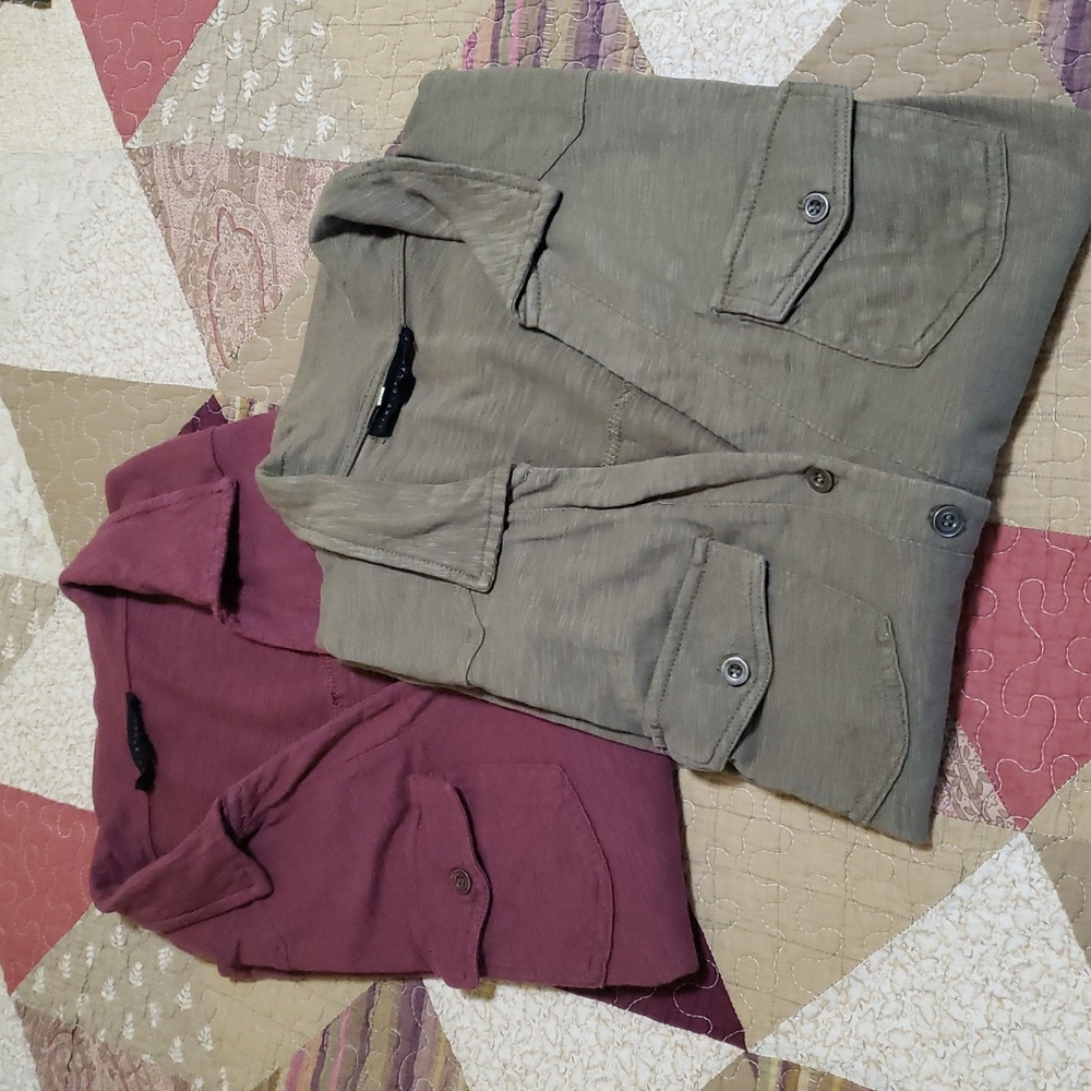 Jane +Delancey Button Down M - Picture 4 of 6